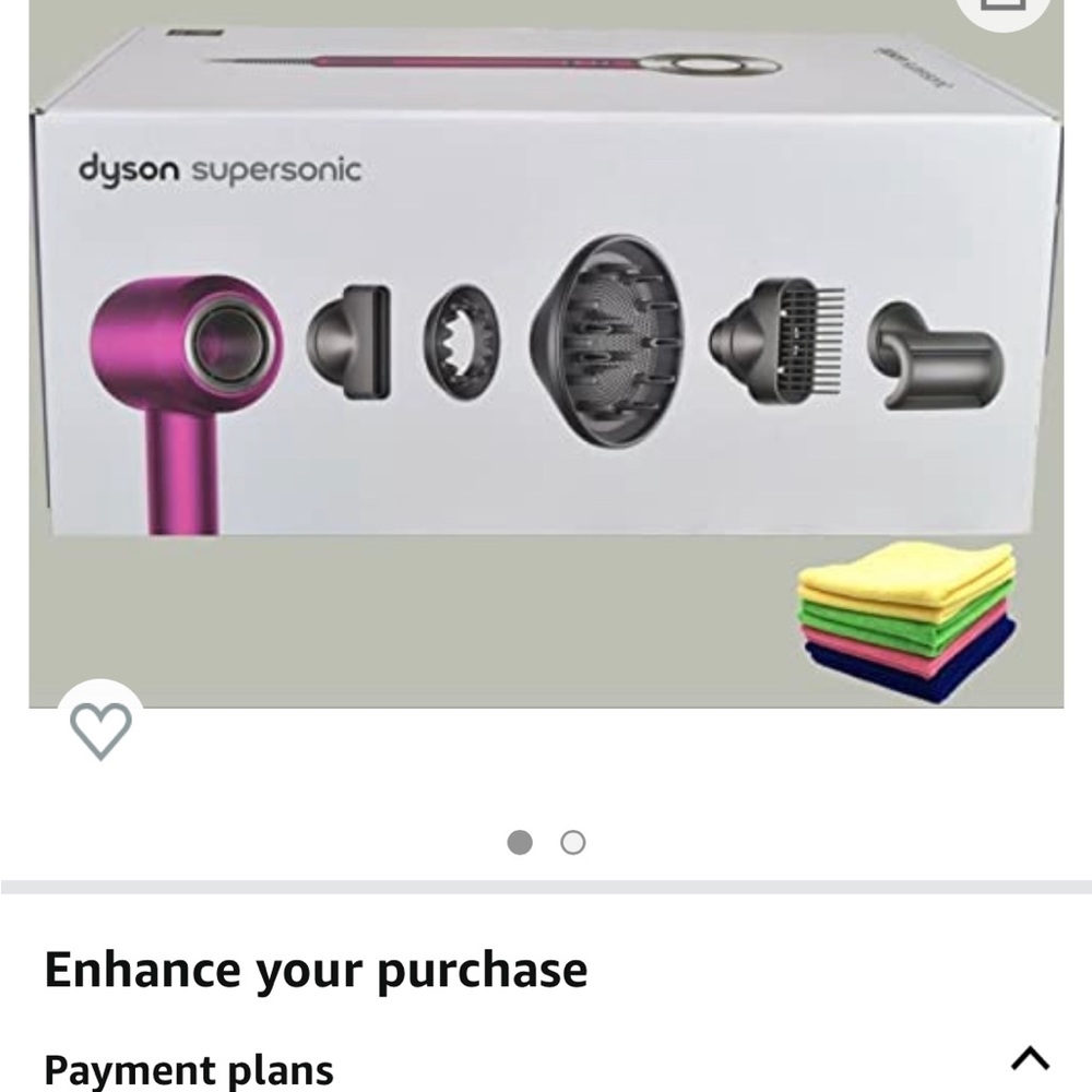 Dyson Supersonic Hair Dryer Limited Gift Set Edition in Fuchsia/Nickel